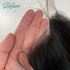 Невидимая Фронтальная застежка из HD-кружева прямая 6x6 5x5 кружевная застежка предварительно выщипанные человеческие волосы с детскими волосами HD Прозрачная Кружевная застежка