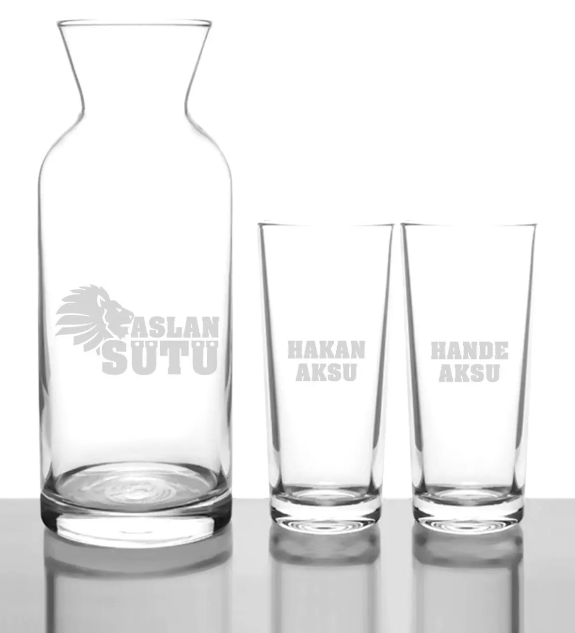 

Personalized Lion Milk Rack Carafe Set-2