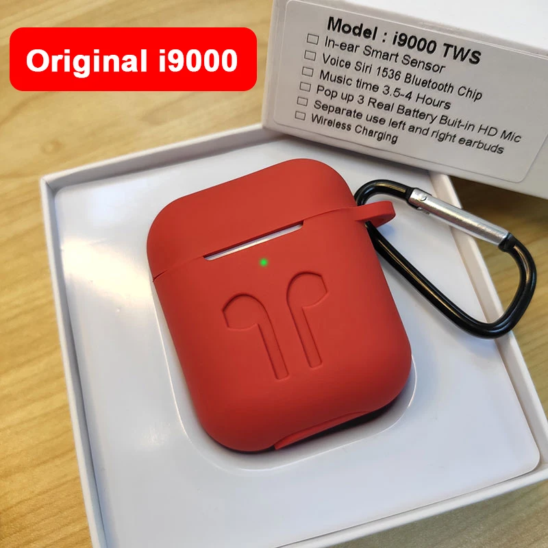 i9000 TWS Смарт в уши проверить датчик беспроводные наушники 8D супер бас Bluetooth 5,0 наушники pk h1 чип i800 i2000 I5000 TWS