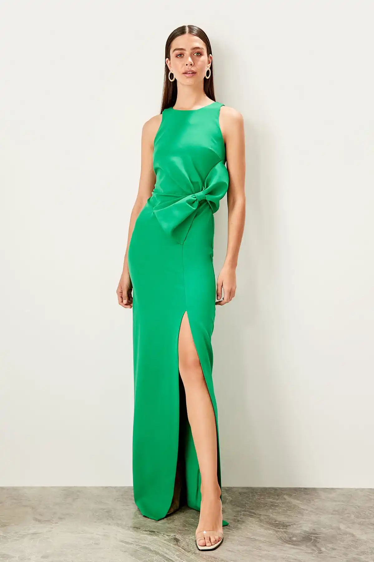 Модное Вечернее платье с бантом TPRSS19FZ0381|Вечерние платья| |