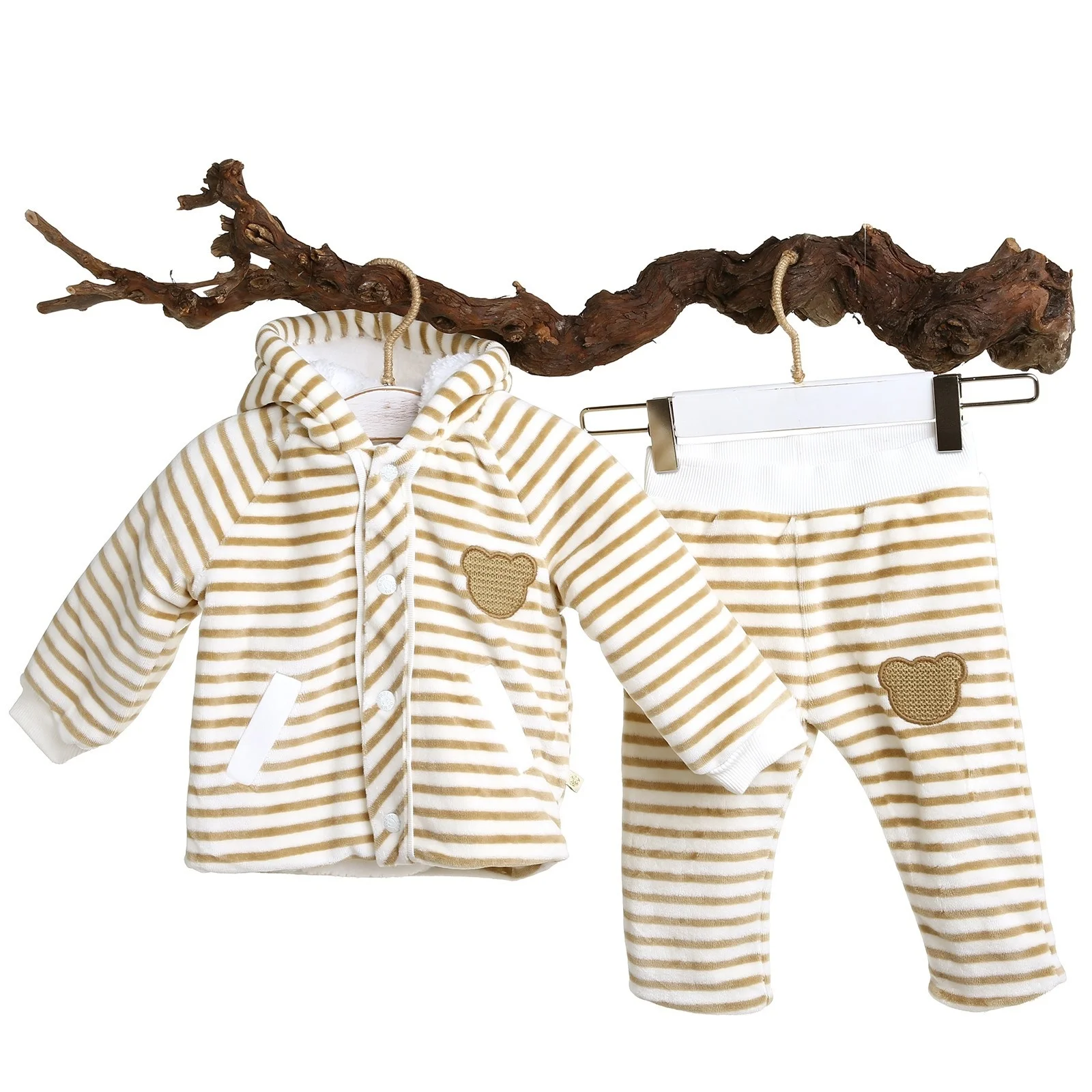 Ebebek/комплект из 2 предметов для маленьких мальчиков Свитшот с Дэвидом уэлсофт