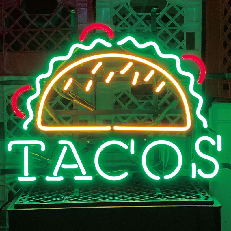 

Neon Signs for Tacos Japanese Neon Sign Wall Summer Room Man Cave Room Decor Handmade Iconic Light Display Aesthetic Night Light