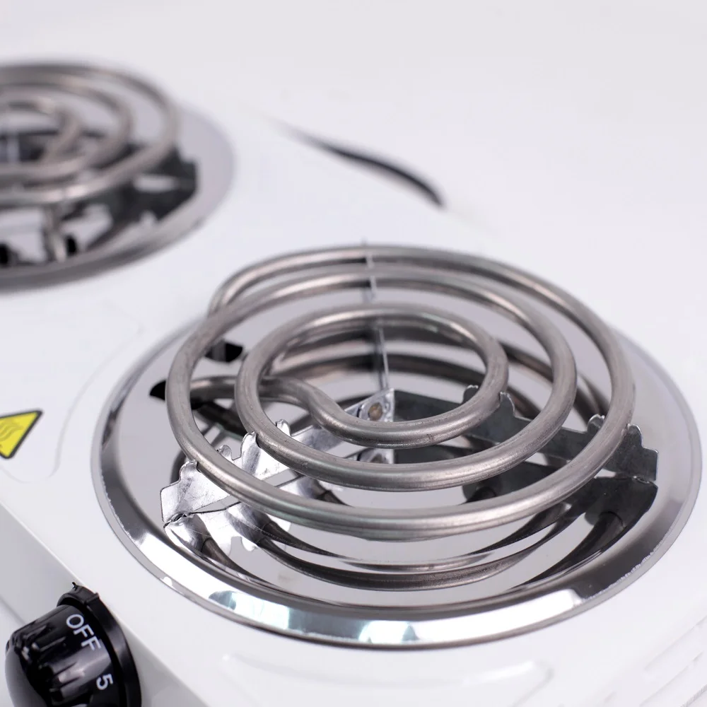 Электрическая плита настольная TAKARA HP 2020B white белая 2 конфорки 2х1000 Вт|Электроплиты|