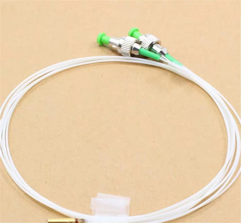 2pcs fiber optic Collimator dual fibers C-Lens G-Lens Singlemode 3.2 Gold Plated Tube FC/APC pigtail 1mtr SM free shipping ELINK