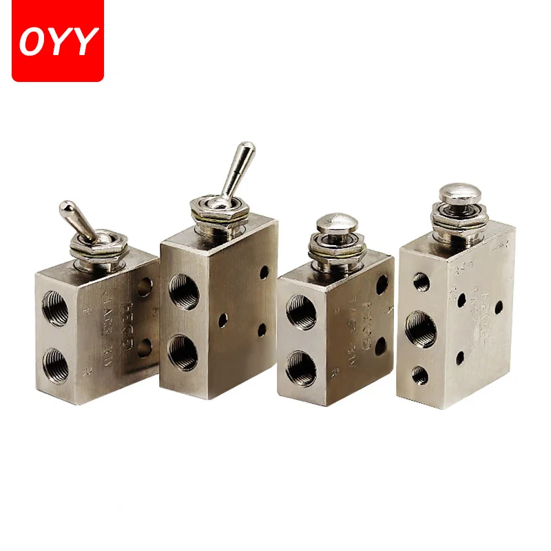 

Air Pneumatic Mechanical Valve TAC-3V 3P 3S 4V 4P TAC2-31V 31P 41V 41P Exhaust Valve Toggles Switch Valves