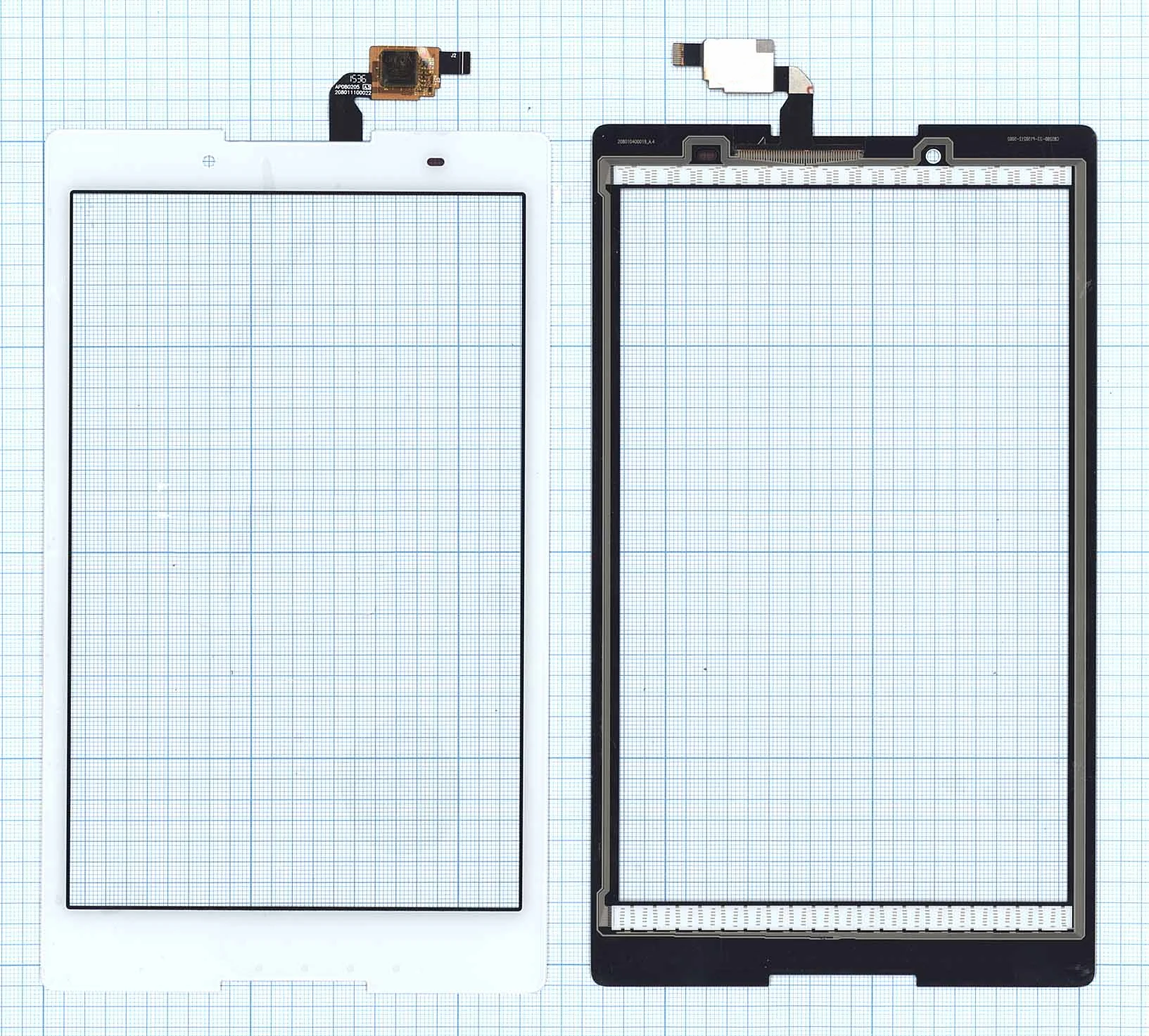 Сенсорное стекло (тачскрин) для Lenovo TAB 2 A8-50 A8-50F A8-50LC белое | Мобильные телефоны и