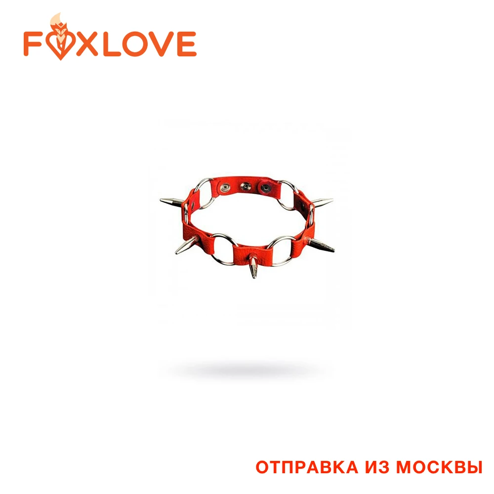 Ошейник Sitabella красный кожа|Игры для взрослых| |