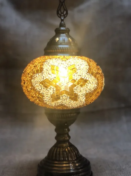 Турецкая мозаичная лампа в стиле Лебединая шея Марокко Марракеш стекло турецкие