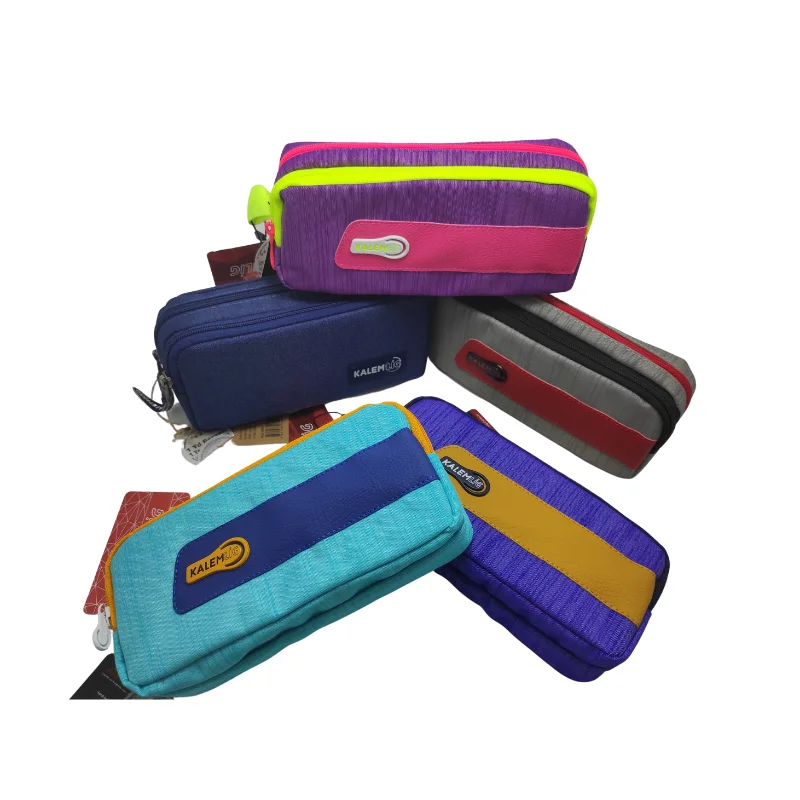 

Double pencil case With. High quality Impertex Fabric. Turkey from shipping. Turkish made pen box