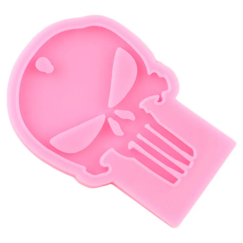 Блестящие силиконовые формы в виде черепа на Хэллоуин для самостоятельного