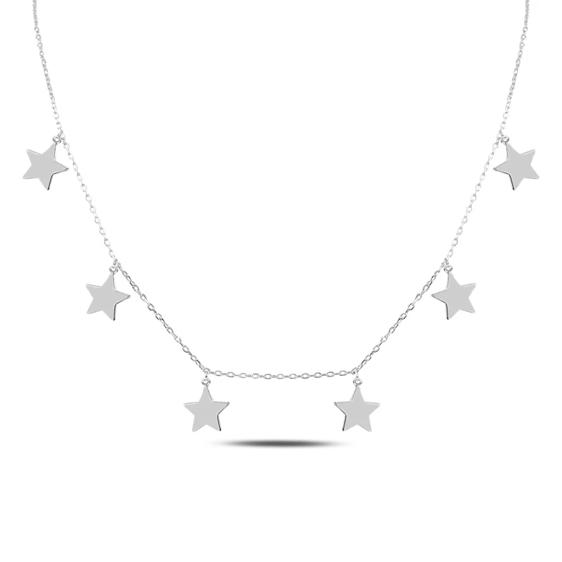 

Серебряное 925 пробы ожерелье со звездой