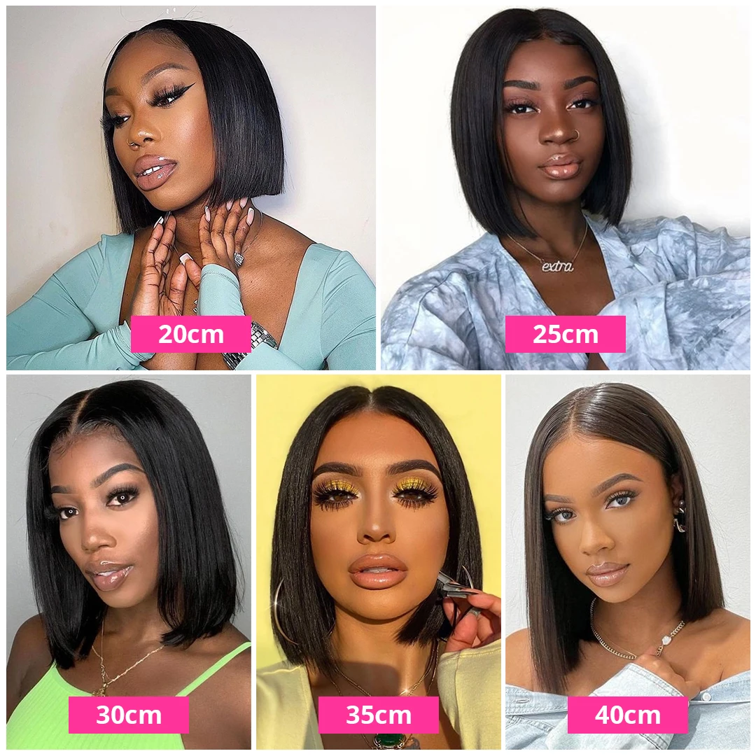 Парик Bob передний парик на сетке 13x4 спереди предварительно выщипанные отбеленные