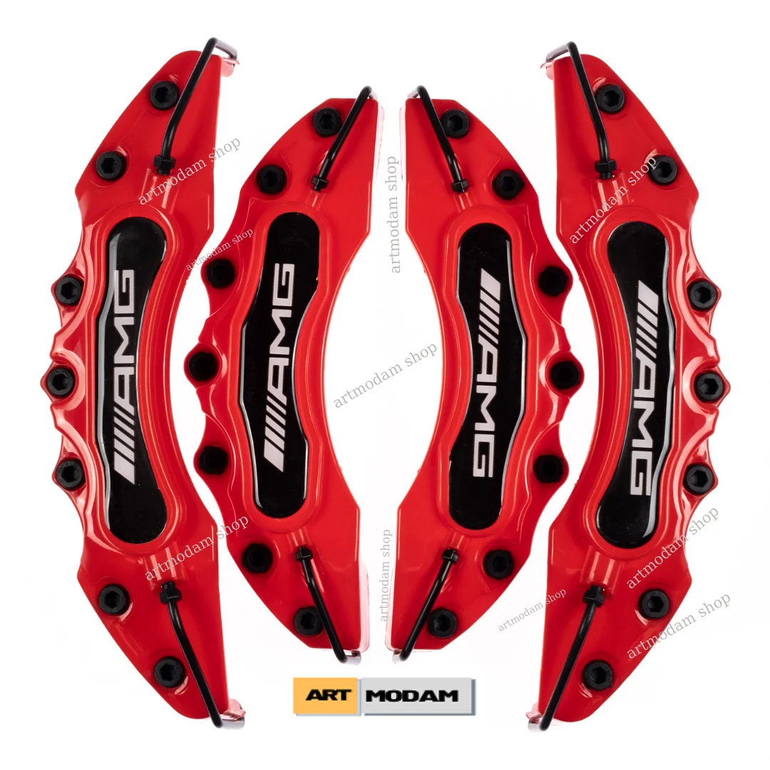 

For M-BENZ AMG Brake Caliper Covers 4 Pcs AMG Pumping 7 Brake Regulator Auto Brake Air Disc accessories And Brake Systm