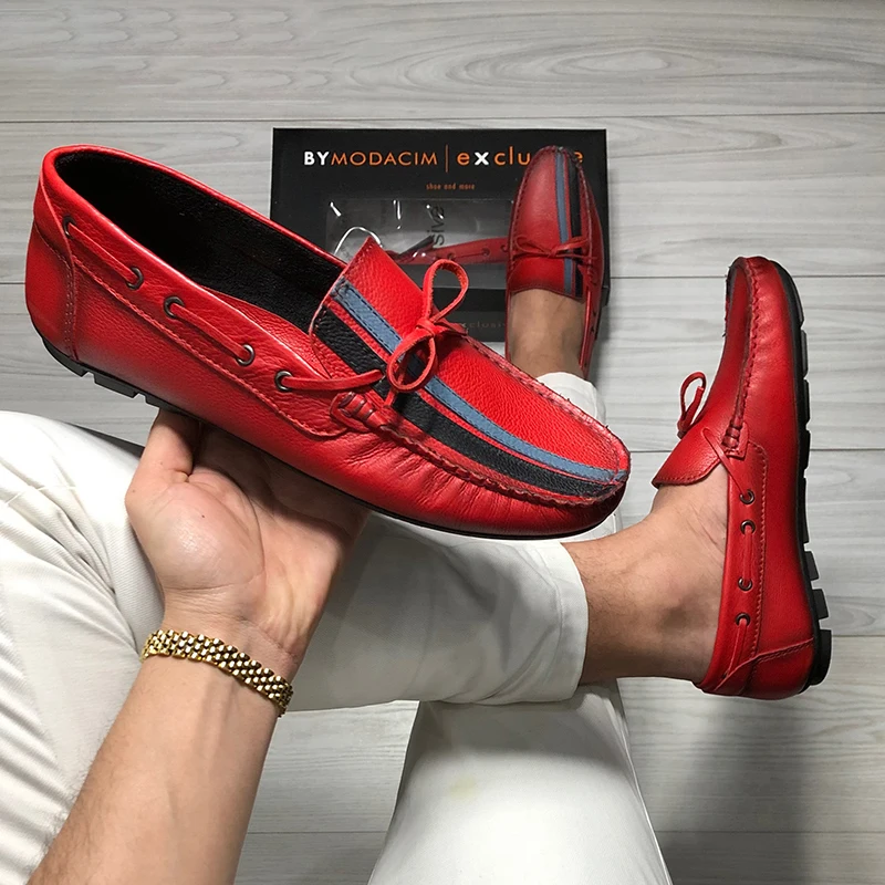 

Minea Sneakers For Men Genuine Leather Men Vulcanize Comfortable Breathable Flexible Fashion Orthopedic Walking Running Shoe Sport Shoes For Men's Comfort Lace Up Lightweight Zapatos Hombre Quick Dry Original BYM 11 V5