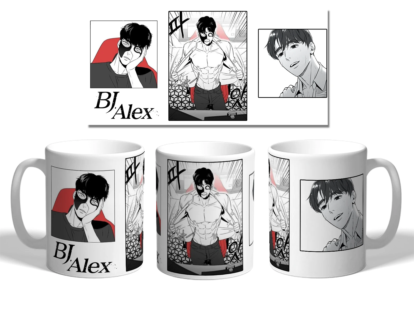 Mug &quotBJ Alex (Yaoi) 01. BJ (Anime/yaoi/Manga/manhwa)&quot | Дом и сад