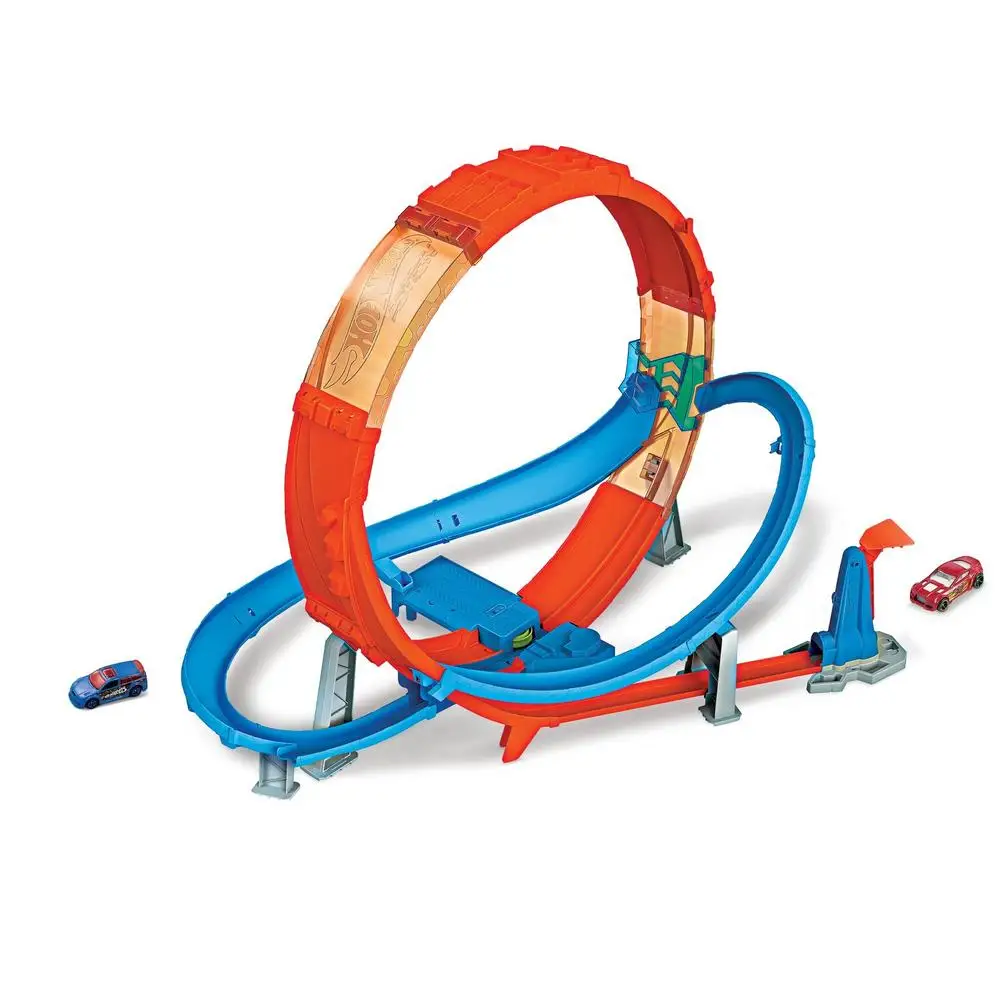 Набор игры Hot Wheels Action Giant Loop GTV14 Игрушечные автомобили Hotwheels Гоночные треки для детей треки для гоночных машин Hot Wheels Premium 23 февраля подарки для мальчиков.