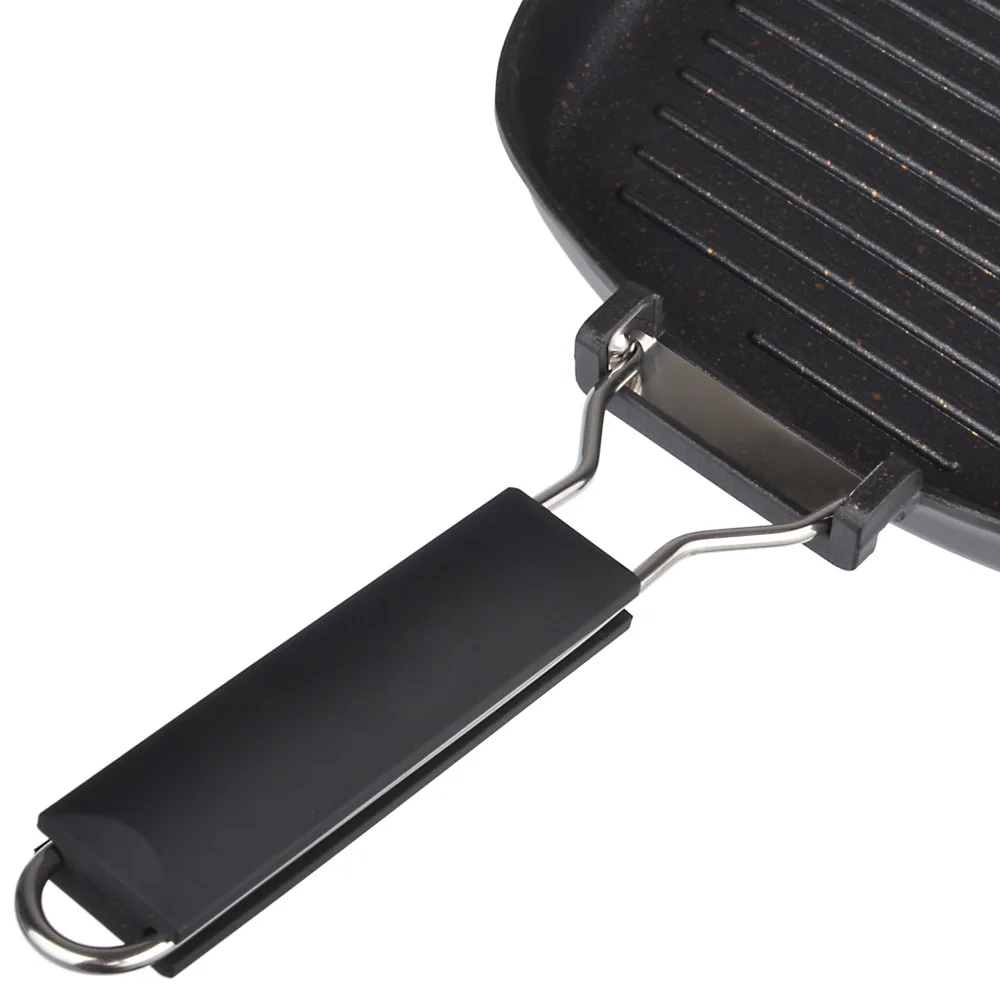 Frying pan grill 24*24 cm cast with non-stick coating induction | BBQ Grills