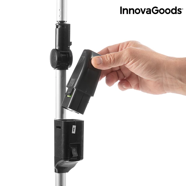 InnovaGoods прямоугольный электрический веник 7 2 V 700 мА/ч черного и серого