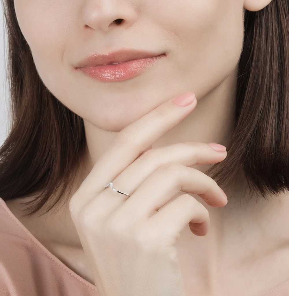 Серебряное кольцо с фианитами SUNLIGHT проба 925 | Украшения и аксессуары