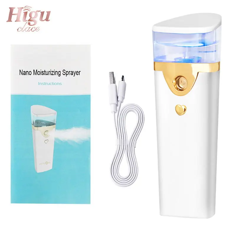 Портативный нано пароварка для лица распылитель удобный увлажнитель уход за