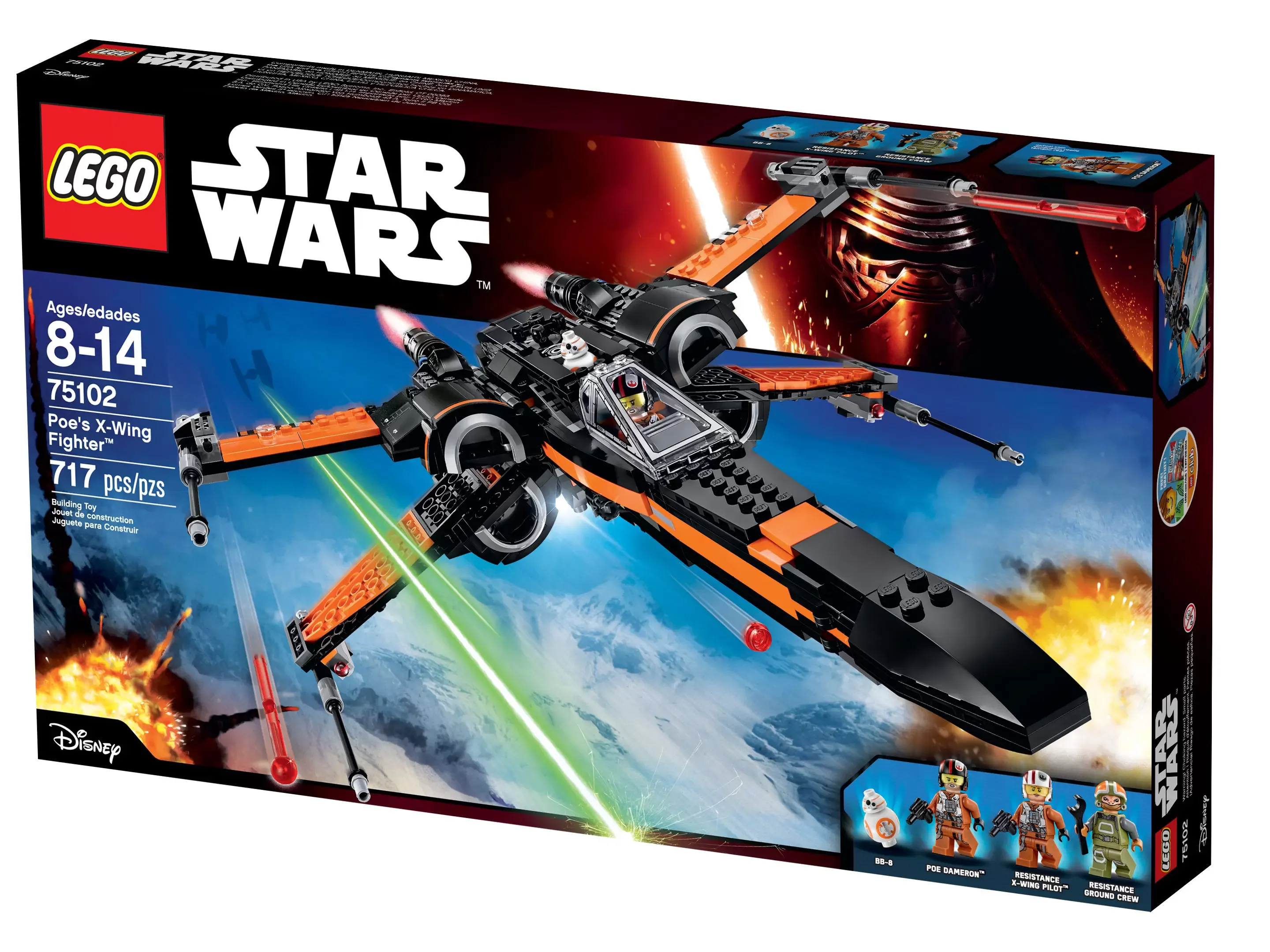 Конструктор LEGO Star Wars (Звездные войны) 75102 Истребитель По 8+ | Игрушки и хобби