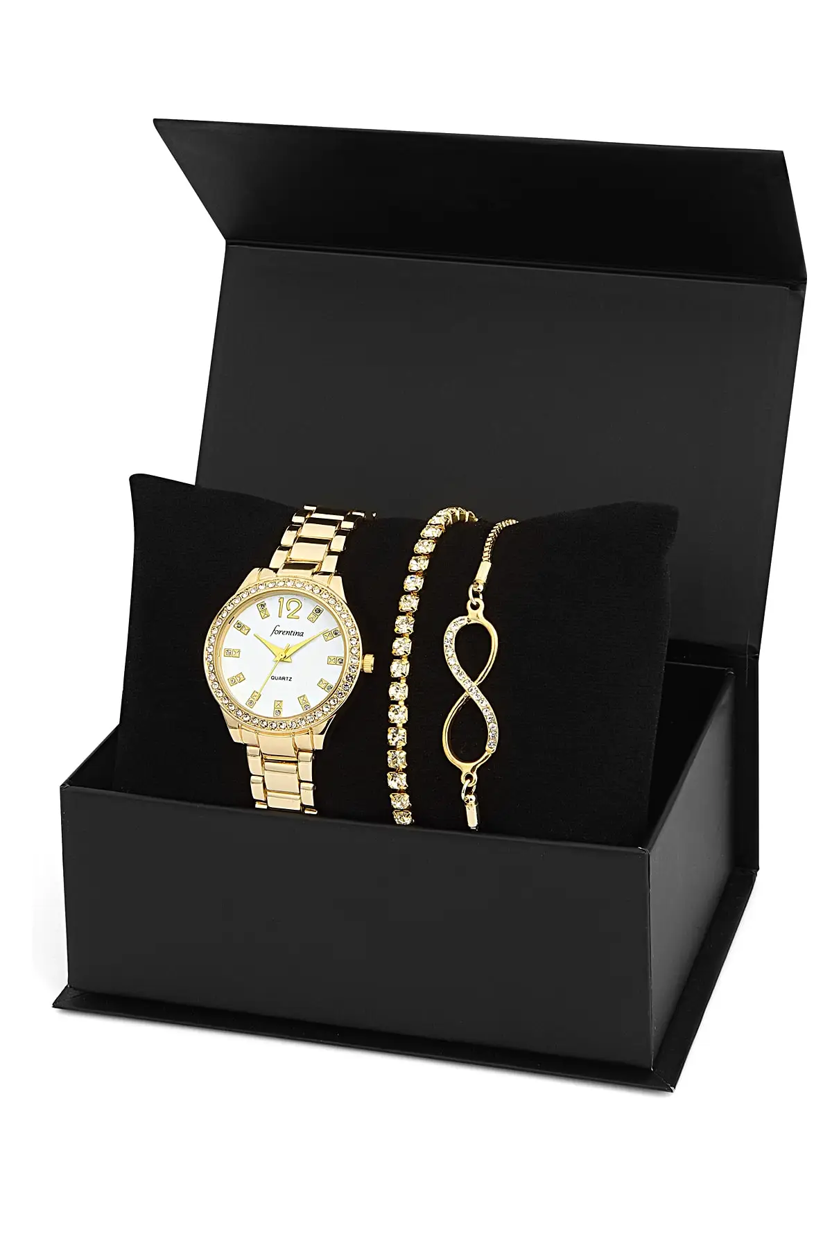 

2021 Fashion Women's Watch and 2 pcs Bracelet Set.