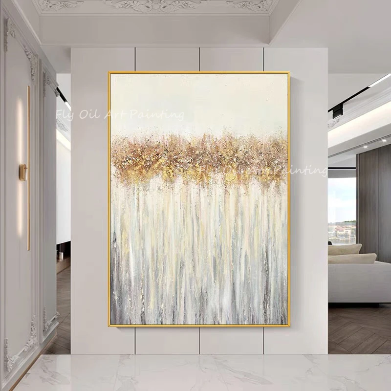 Большой размер 100% ручная роспись