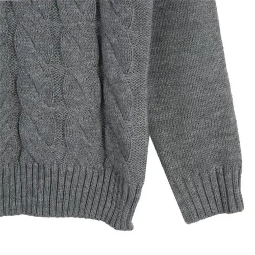 Зимние женские шерстяные свитера Женский вязаный джемпер с длинными рукавами