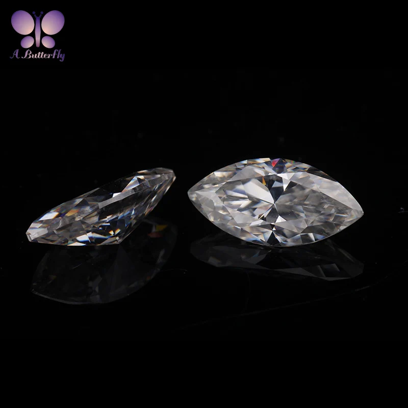 

Ювелирные изделия с камнем, D-образный цвет 0,5-ct, Муассанит, маркиза