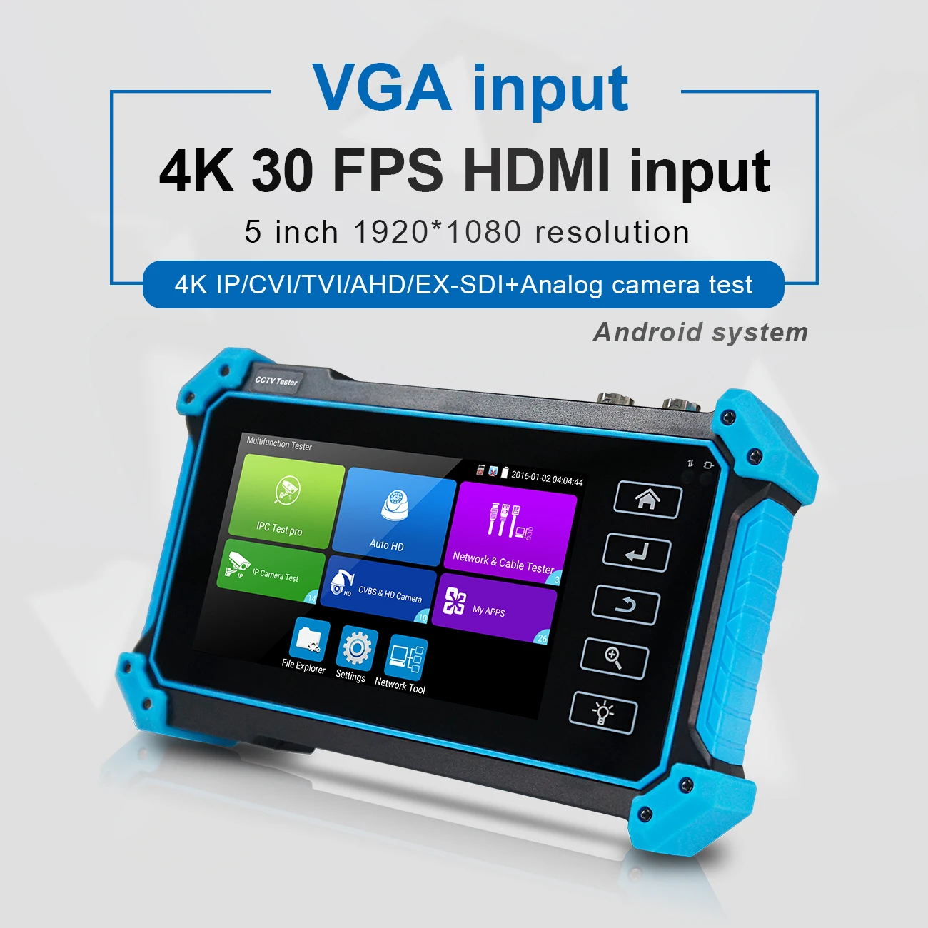 4K 8MP CCTV тестер камеры ipc Тестер cctv с портом poe ip Мини монитор