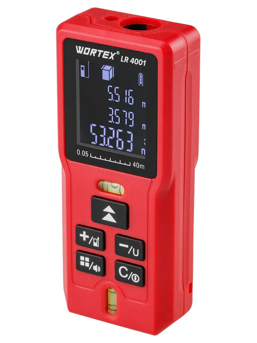 Дальномер лазерный WORTEX LR 4001 в кор. (0.03 - 40 м +/- 2 мм/м ) |