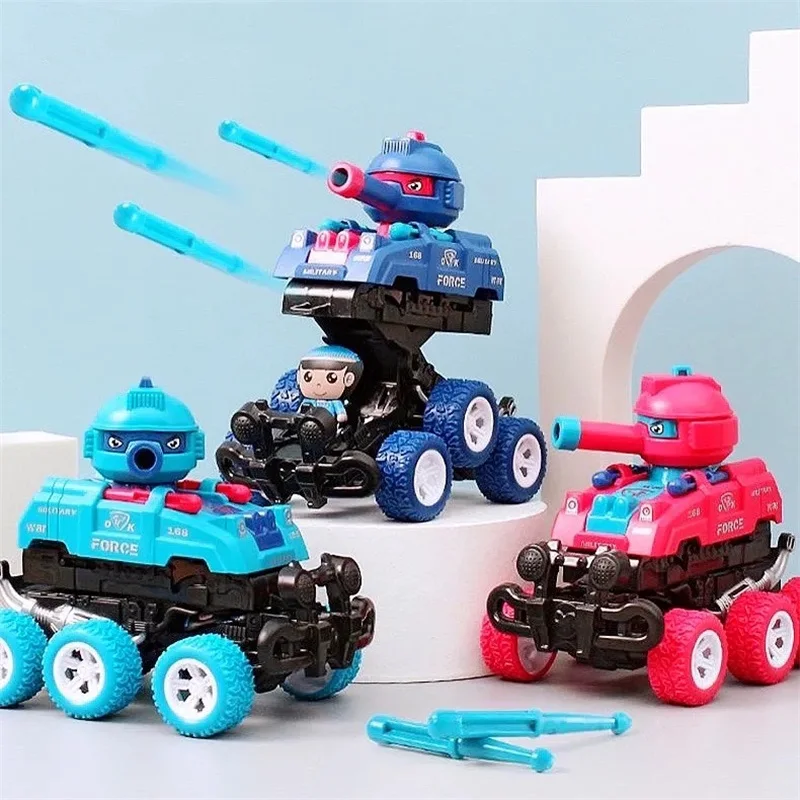 

Transformation Mini 2 In 1 Car Robot Toy Anime Action Collision Transforming Model Deformation Vehicles Toy Gift for Children