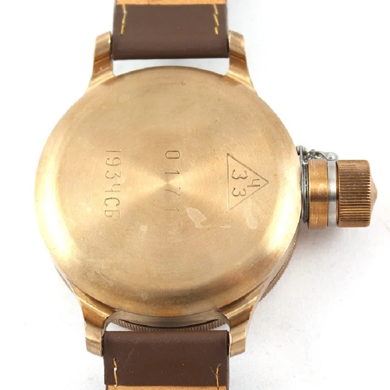 Часы наручные &quotводолазные&quot 193ЧСБ л (бронза водонепроницаемые заводная