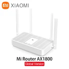 Маршрутизатор Xiaomi AX1800 Wifi6 Gigabit 2,4G 5 ГГц 5-ядерный двухдиапазонный маршрутизатор OFDMA с высоким коэффициентом усиления, 2 антенны, более широкий маршрутизатор Mi AX1800
