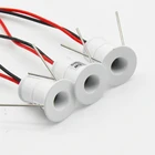 Светодиодный прожектор для сауны, уличная лампа-светильник для кухни, кабинета, лестницы, потолочный светильник, IP65, 1 Вт, D15 мм, 12 В