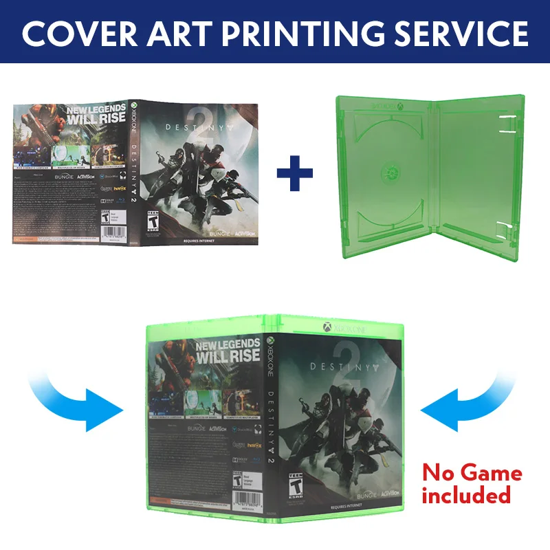 Сменный Чехол для XBOX ONE Game Single Disc запасная зеленая коробка 1 CD с логотипом |