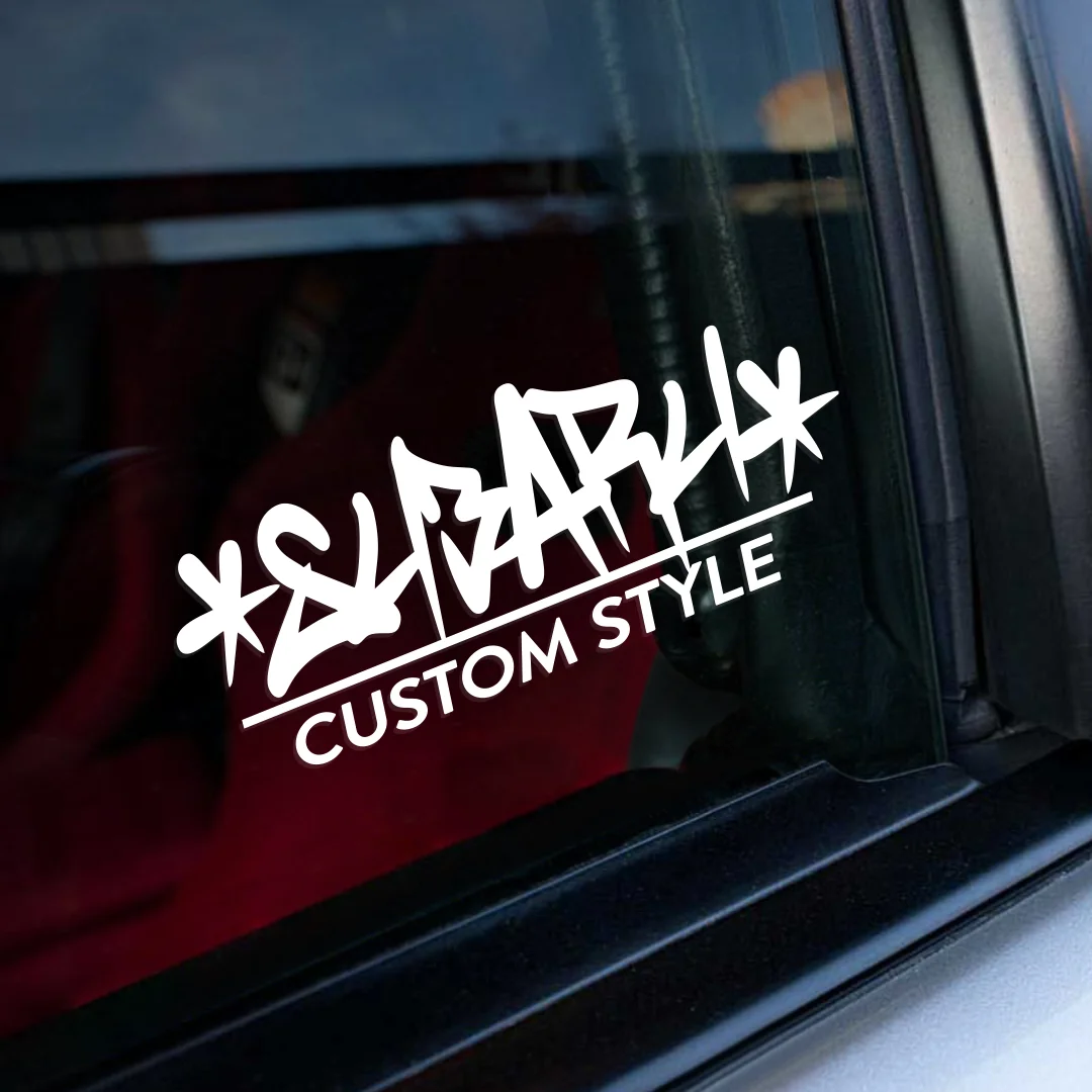 Наклейка на авто для SUBARU - Custom Style виниловая наклейка стикер | Автомобили и