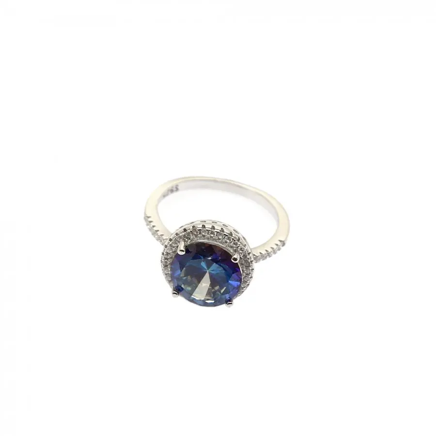 

Shiny Tanzanite Free Resize Ring 925 Sterling Silver