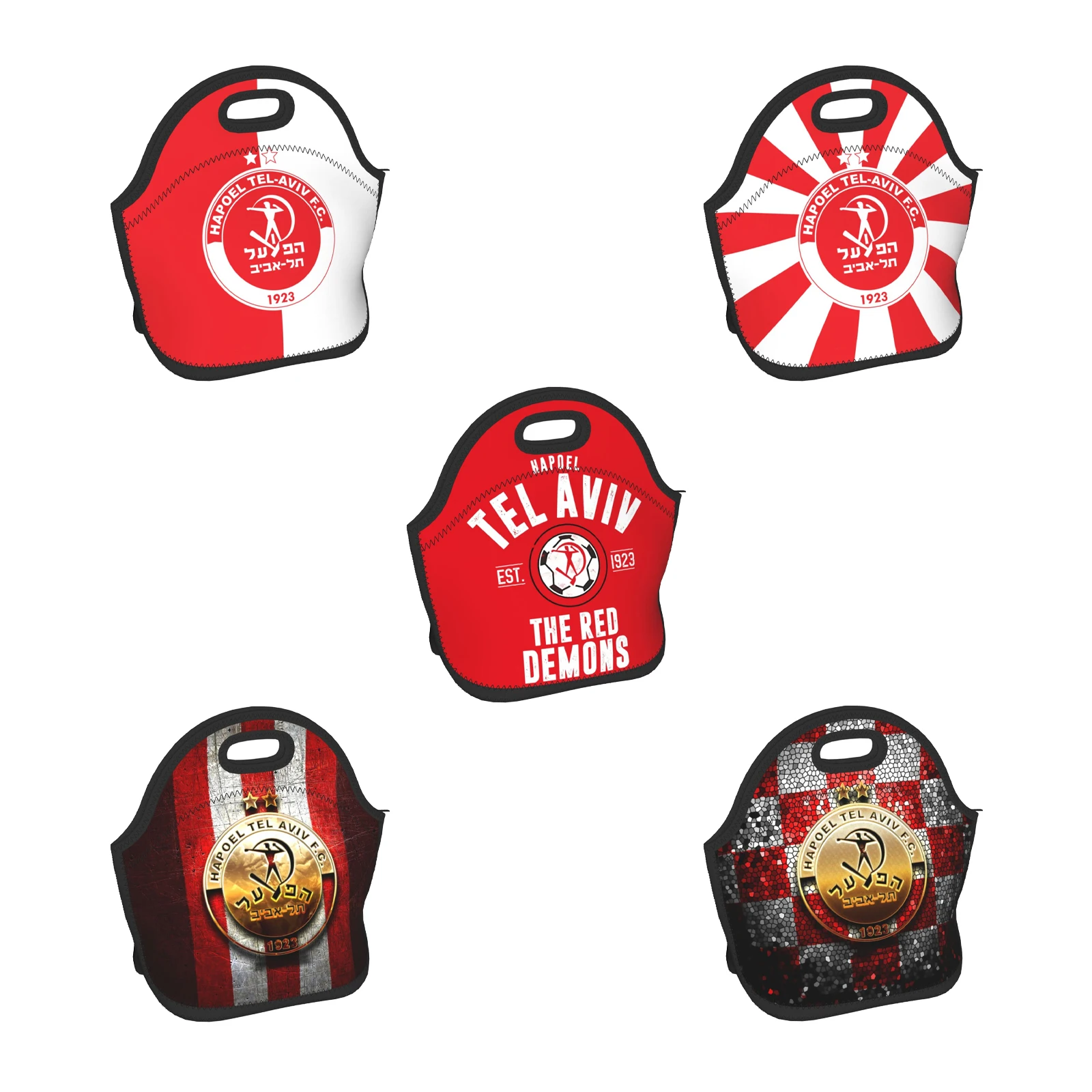 

Hapoel Tel Aviv FC Lunch Bag Lunchbox Insulated Thermal Lunch Tote Bag Lunch Container for Men and Women