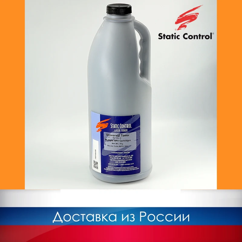 Тонер HP LJ 1200/4100/5000 Q2612/C7115/C8061/Q7570/CE505A C4129X MPT5 1кг/фл. Static Control|Тонер| |