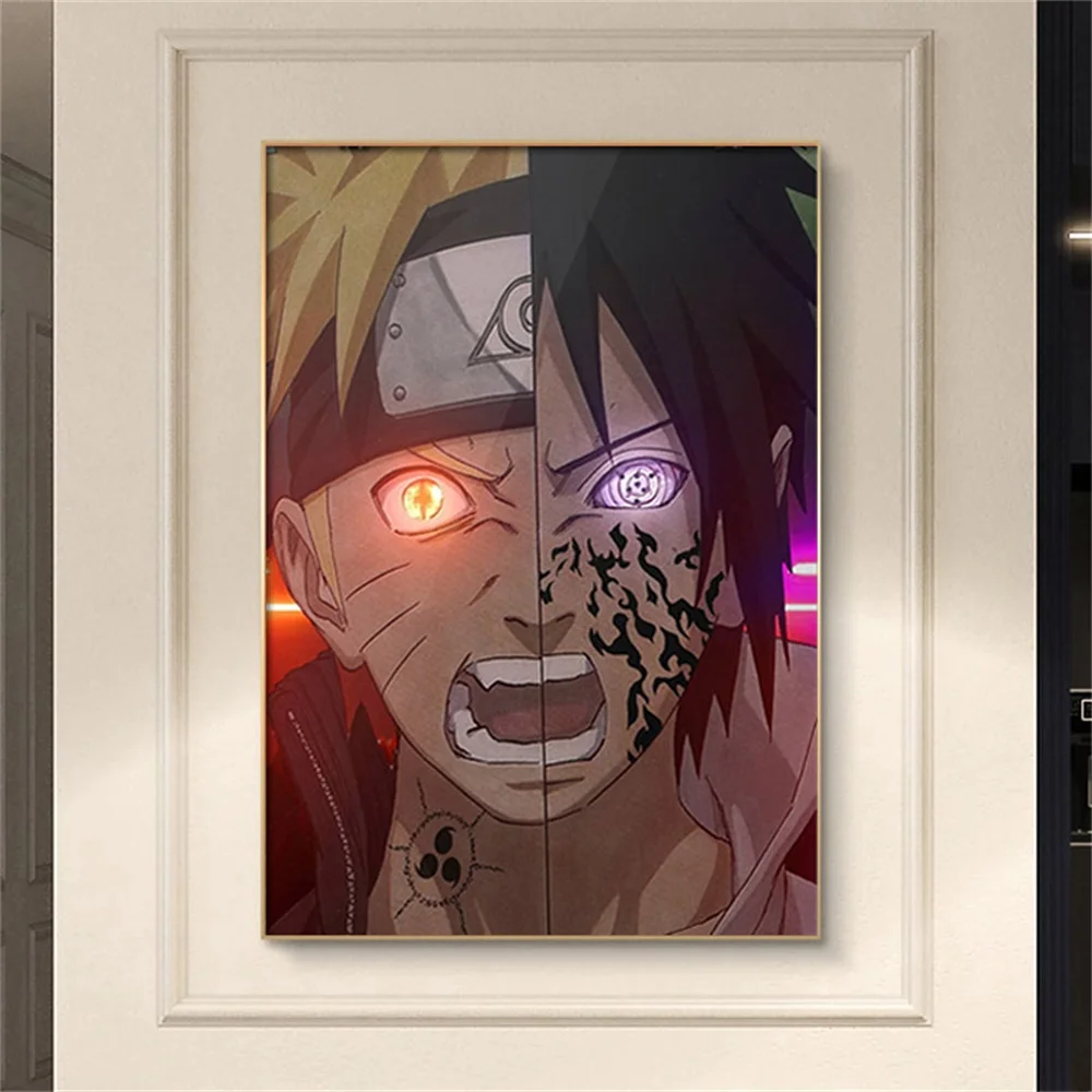 

Japanese Anime Naruto Poster Sasuke Portrait Canvas Painting Mural Print On Wall Art Modern Home Bedroom Decor Picture Frameless