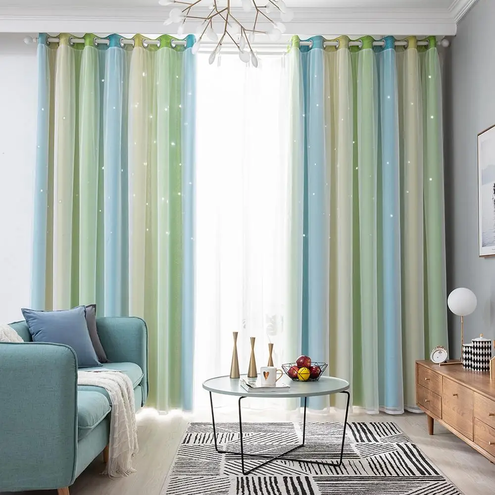 1pc Green(1x2.5m) 1/2 шт., 1x2,5 м, Европейский узор пионов, вуаль, занавески, тюль, отвесные подзоры, домашний декор, фиолетовые/розовые/кофейные шторы - Цвет: 1pc Green(1x2.5m)