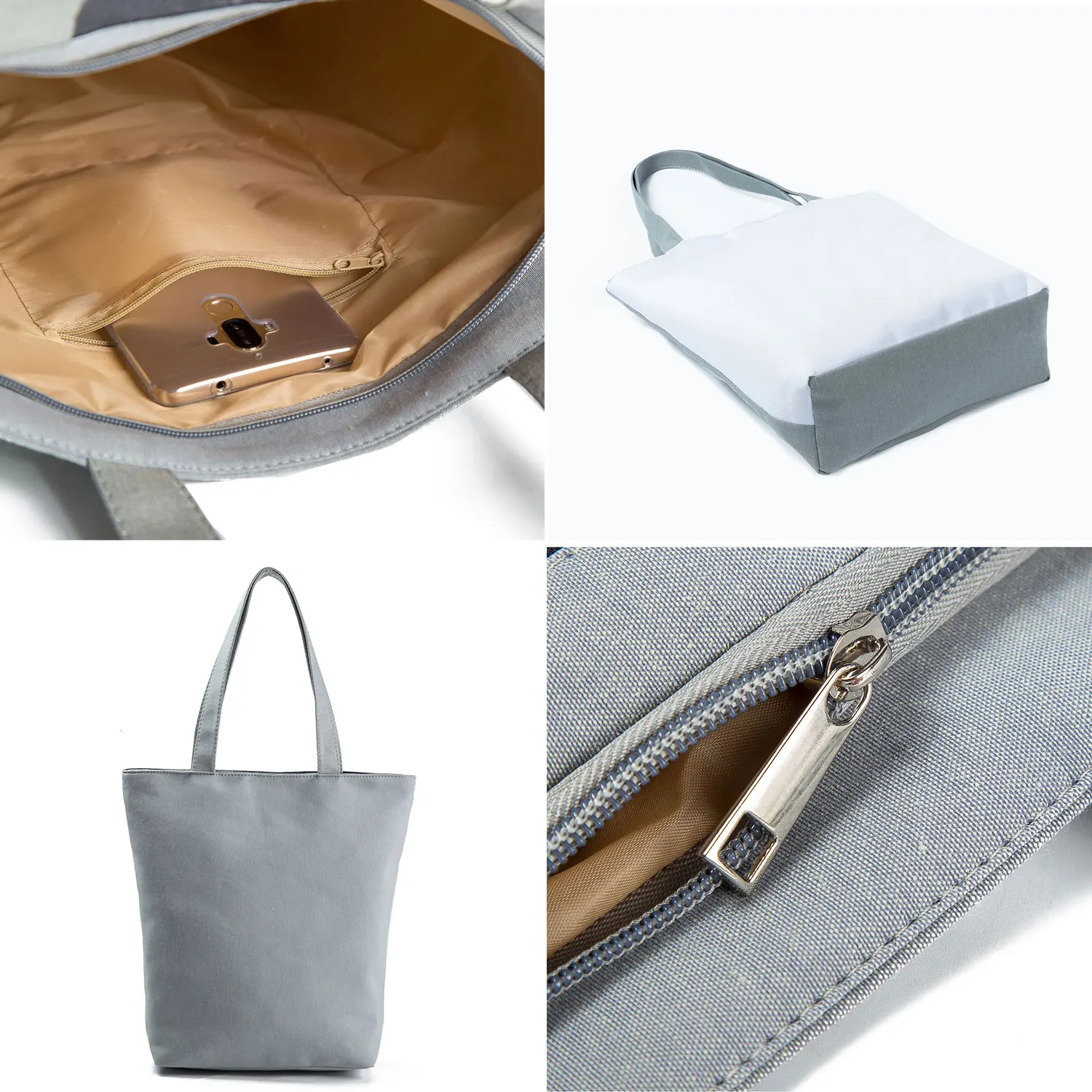 Disney Lilo Stitch Cartoon Printed Handbag Casual High Capacity Eco Reusable Shoppaing Bag Blue Girl Women Travel Beach Tote Bag