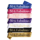 Новый дизайн 50 ярких предметов, украшение для вечеринки в честь 50-го дня рождения, сувениры для мужчин и женщин