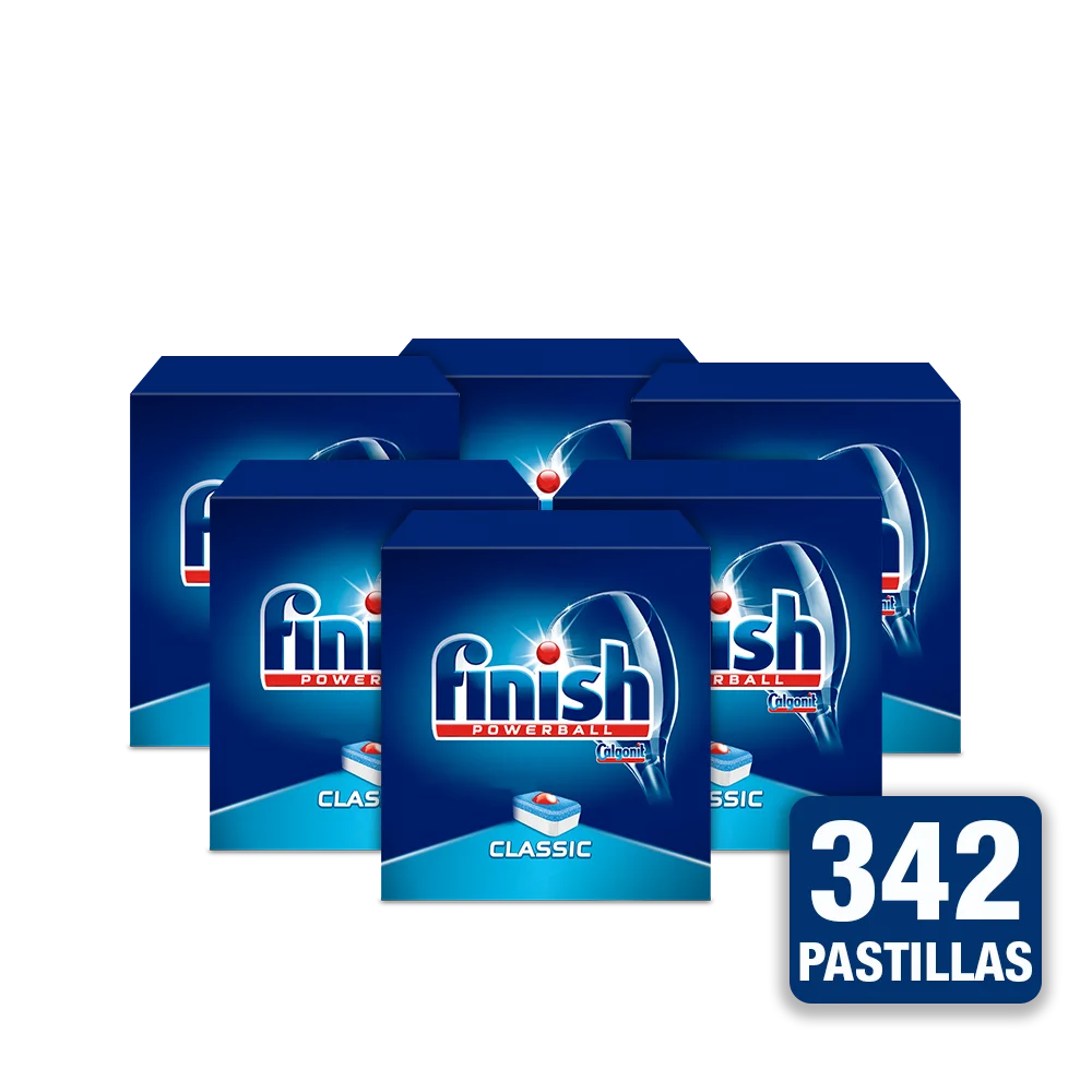Finish классические таблетки для посудомоечной машины-упаковка 6x Finish Classic 57 таблеток-посудомоечная машина