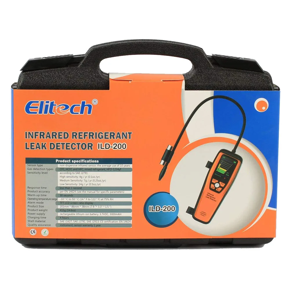 Продвинутый детектор утечки хладагента Elitech ILD-200 галогенный тестер