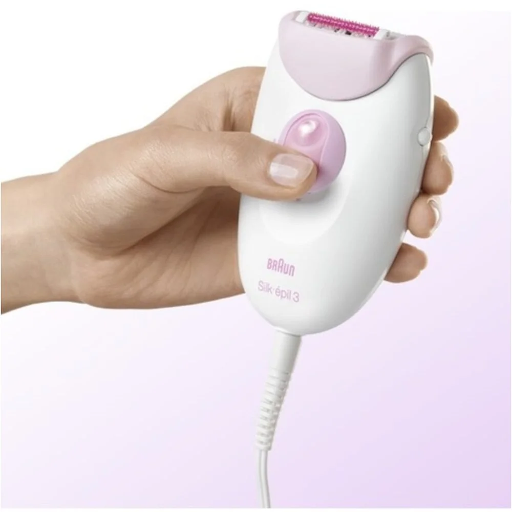 Braun Silk Epil 3 3170 Epilator Soft Perfection Hair Removal Device For Hairless Skin, Woman, Body enlarge