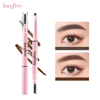 bayfree super waterproof eyebrow definer pencil with brush easy to color long lasting for vegan eyebrows enhancers eyes makeup