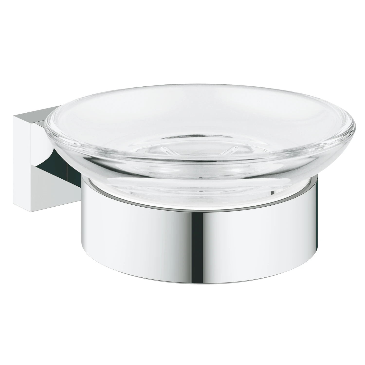 Мыльница с держателем GROHE Essentials Cube хром (40754001)|Мыльницы| |