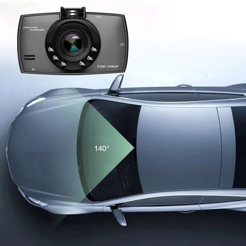 Портативный Автомобильный видеорегистратор с USB-портом 2 4 дюйма 1080P | Автомобили и